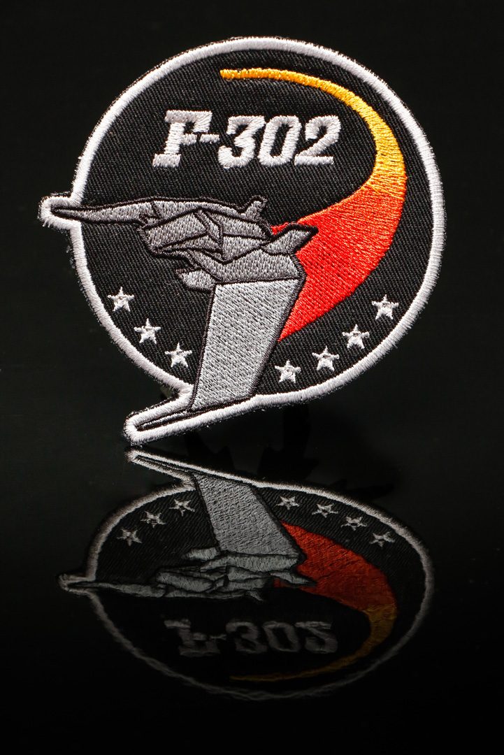 Écusson F-302 brodé